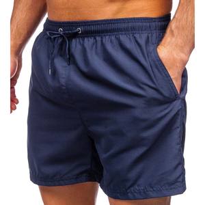 Men's <b>Swimming</b> <b>Shorts</b> Navy Blue Summer Custom Logo <b>Shorts</b> - Product Image 2