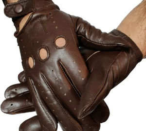 Gants de conduite en cuir de haute qualité, imperméables, respirants, confortables, pour le cyclisme et les activités de plein air - Product Image 6