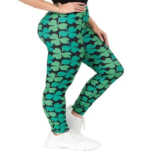 Meilleur vente en gros personnalisé marque Sublimation nouveau 2023 Design femme taille haute femmes Leggings Design avec 100% Spandex / Polyester - Product Image 2
