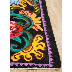 พรมขนสัตว์ลายดอกไม้ Nuray ทอมือหลายจุด ขนาด 9x12 ฟุต รูปทรงสี่เหลี่ยมผืนผ้า สำหรับบ้าน ห้องนั่งเล่น ทางเดิน ห้องโถง ห้องนอนวัยรุ่น - Product Image 4