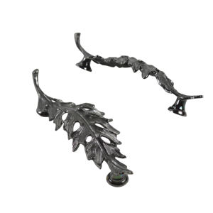 มือจับประตูดีไซน์เคลือบสีดำเงา ดีที่สุดสำหรับบ้าน โรงแรม ร้านอาหาร สำนักงาน ใช้ตกแต่งประตู - Product Image 1