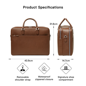 Maletín <span class=keywords><strong>de</strong></span> Cuero <span class=keywords><strong>de</strong></span> Lujo NOVOTE con Logotipo Personalizado, Maletín <span class=keywords><strong>de</strong></span> Negocios <span class=keywords><strong>Ejecutivo</strong></span> para Hombre, Bolsa <span class=keywords><strong>de</strong></span> Viaje <span class=keywords><strong>de</strong></span> Gran Capacidad para Portátil, Portátil <span class=keywords><strong>de</strong></span> Alta Calidad - Product Image 6