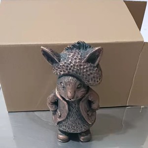 Ardilla Vintage hecha a mano figura escultura hogar jardín decorativo Navidad escultura Navidad vacaciones decoración del hogar - Product Image 6