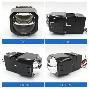 Idison ไฟหน้า<span class=keywords><strong>ส</strong></span>ปอตไลท์ J1S อุณหภูมิ<span class=keywords><strong>ส</strong></span>ี6500K ไฟถ่ายตรงไ<span class=keywords><strong>ฟ</strong></span>หน้า12V mnini เลนส์โปรเจคเตอร์ LED - Product Image 4