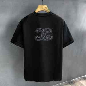 Camiseta de Manga Corta para Hombre, 100% Algodón Grueso, Impresión Personalizada, Corte Regular, Transpirable, Ecológica, Estilo Urbano - Product Image 3