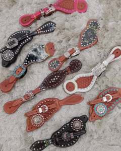 Spurs de marque de créateur de style occidental pour chevaux, cuissardes d'équitation de luxe en spandex avec logo personnalisé, luxe - Product Image 1