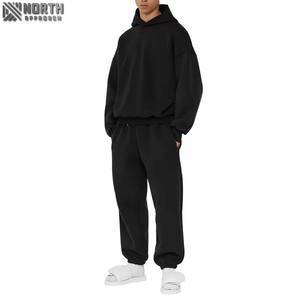 Clothing Manufacturer Sweatsuit Mens <b>Embroidery</b> Tracksuits Sweatpants And Unisex Hoddie Custom Puff Printing Hoodie <b>Set</b> Men's - Product Image 4