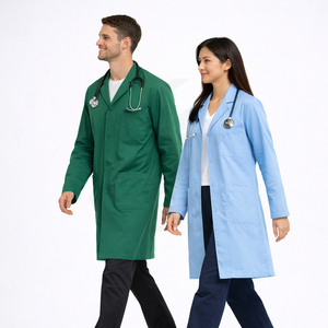 Bata de Laboratorio Médica para Doctores, Enfermeras, Estudiantes y Médicos, Fabricante de Uniformes de Hospital Personalizados - Product Image 3