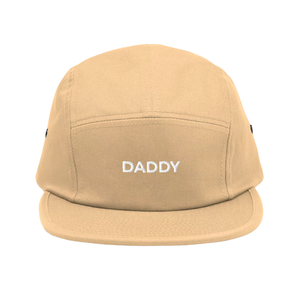 Chapeau de camp décontracté non structuré à 5 panneaux en coton brodé personnalisé 'Daddy' Logo Style Streetwear à bord plat pour la pêche, nouvel arrivage - Product Image 1