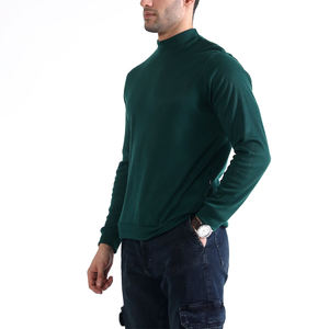Venta caliente de moda al por mayor de los hombres sudadera de algodón de lana de cuello redondo personalizado sudaderas para los hombres - Product Image 3