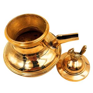 Dans une ère des théières électriques élégantes en laiton avec poignée et couvercle de style américain, finition cuivre - Product Image 5