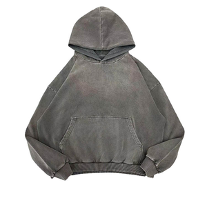 Survêtement décontracté personnalisé de haute qualité Conception à capuche en vrac Poignets côtelés Ourlet 100% coton Coutures durables et lourdes pour une longue durée - Product Image 1