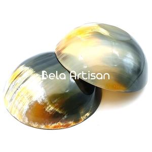 Cuenco de Cuerno Pulido Único, Artesanía Natural Sostenible para Decoración del Hogar y Regalos - Product Image 2