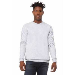 100% coton Bella toile 3901 unisexe éponge polaire sweat à col rond - Product Image 1