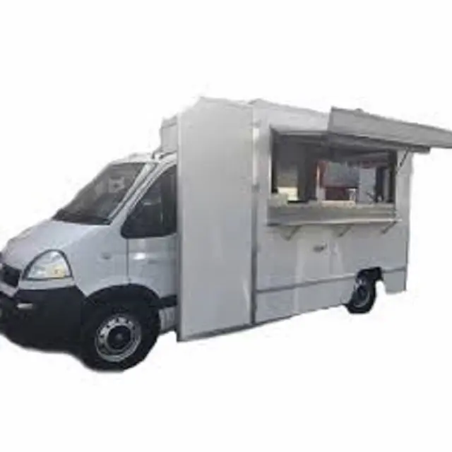 Bus Food Truck Hamburg Fried Chicken Auto Lebensmittel wagen Retro Mobile Restaurant Voll automatische Restaurant ausrüstung Fruchtsaft