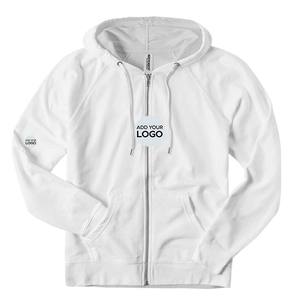 เสื้อฮู้ดสวมหัวขนแกะผู้ชายมีกระเป๋าซิป - Product Image 2