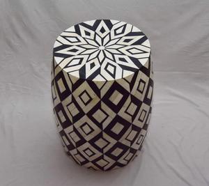 Premium Quality Bone Inlay Side <b>Stool</b> Bone Inlay Furniture Bone Inlay Table Side <b>Stool</b> for Customized Size by SCI From India - Product Image 2