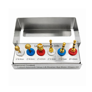 Kit de Elevación de Seno Maxilar para Implantes Dentales, 6 Piezas, Manual, Acero Inoxidable, Instrumentos Quirúrgicos Profesionales Intensos, Elevación de Seno Óseo - Product Image 1