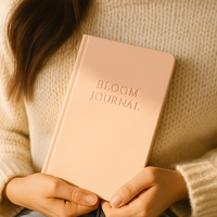 Carnet relié LABON Bloom Journal pour la pleine conscience, la gratitude, la réflexion quotidienne, le soin de soi, la croissance et le bien-être mental, l'écriture