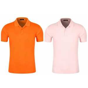 Polos de algodón de alta calidad para hombre, camiseta informal de manga corta con cuello a un precio asequible - Product Image 4