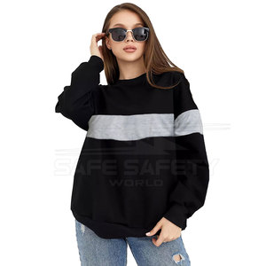 Sudaderas de talla grande para mujer con ajuste relajado en colores llamativos para un aspecto seguro Sudadera de talla grande ligera y cálida para mujer - Product Image 1
