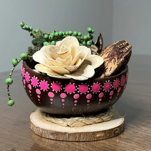 กระถางปลูกมะพร้าวทำมือทำจาก B2B เวียดนามพิมพ์ลายธรรมชาติแบบใหม่สำหรับใช้ในบ้านและนอกบ้าน - Product Image 2