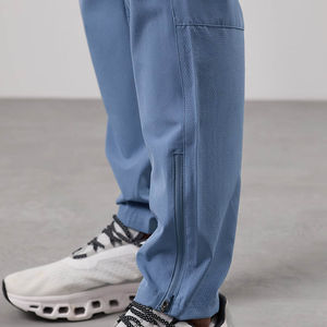 New Arrival Men's Casual Cargo Pants Multi-Pocket Hot Selling Loose Jogger Straight Curved Striped with Plain Dyed Style - Product Image 3