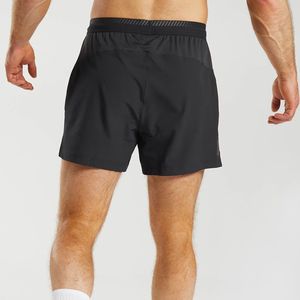 Shorts de bain pour hommes entièrement personnalisés - Tissu en spandex/polyester respirant, imperméable et à séchage rapide, teinture unie, OEM disponible - Product Image 2