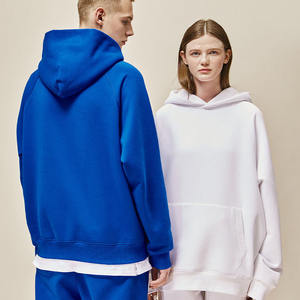 ชุดสเวตเตอร์ผ้าฝ้าย100% มีฮู้ดสำหรับผู้ชายชุดเสื้อสเวตเตอร์ผ้าเฟรนช์เทอร์รี่โอเวอร์ไซส์ - Product Image 3