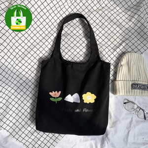Peaks And Flowers Canvas <b>Tote</b> <b>Bag</b> <b>Mini</b> Foldable Travel Fashion Style All Seasons - Product Image 5