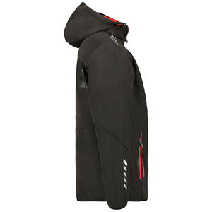 Vêtements de voyage personnalisés veste softshell en polyester pour hommes vêtements de travail à la mode veste légère et respirante avec logo personnalisé - Product Image 4