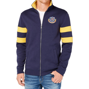 Nouvelle Arrivée Veste de Baseball Homme Sur Mesure Style Universitaire avec Capuche Imprimé Satiné Réversible Polaire Zippée Hiver - Product Image 4
