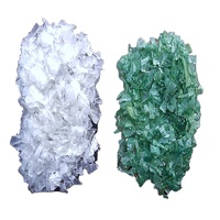 Déchets de préformes PET lavés à chaud pour le moulage de fibres et de profilés en plastique, déchets de bouteilles PET et flocons de PET