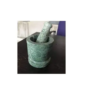 Natural Marble Mortar and Pestle for Spices Seasonings Pastes and customized size with sale product