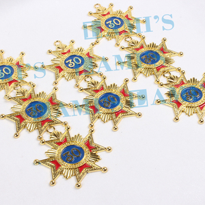 Maçonnique Rose Croix 30e Degré Sash Jewel Meilleur Matériel Franc-Maçon Regalia Jewel Maçonnique - Product Image 6