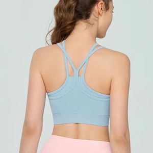 เสื้อชั้นในไร้รอยต่อสำหรับผู้หญิงบราออกกำลังกายเล่นกีฬาโยคะฟิตเนสยิมฟิตเนสเซ็กซี่ - Product Image 5