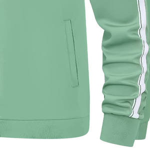 Conjuntos de Jogger de entrenamiento de gimnasio con logotipo personalizado para hombre, ropa deportiva de invierno con patrón sólido cómodo, chándal de talla grande de algodón 100%, 2 uds. - Product Image 3