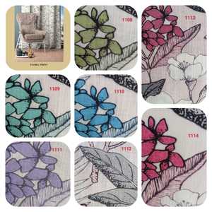 Personnalisable 100% Polyester Imprimé Chaîne Tricoté Tissé Léger Dobby Rideau Tissu Respirant Fenêtre Revêtements pour La Maison - Product Image 3