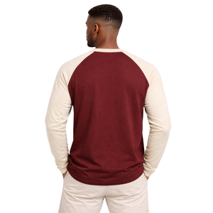 Kappa Alpha Psi YO Hand Sign 1911 Maroon <b>Raglan</b> Sleeve <b>T</b> <b>Shirt</b> Premium Cotton Greek Fraternity Casual Wear Tee - Product Image 2
