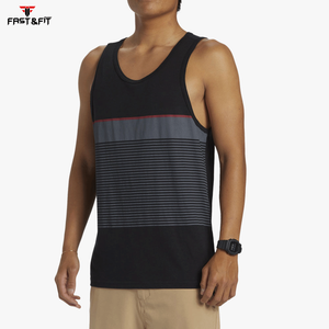 Meilleur design personnalisé hommes formation débardeur populaire respirant Gym entraînement haut sans manches avec style décontracté tricoté méthode de tissage - Product Image 4