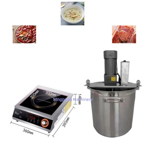 Mélangeur d'assaisonnement <span class=keywords><strong>pour</strong></span> pommes de terre de marque NP <span class=keywords><strong>Marmite</strong></span> bouillante industrielle avec mélangeur <span class=keywords><strong>pour</strong></span> la fabrication de pâte de tomate et de sauce - Product Image 6