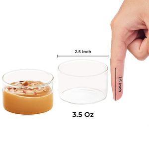 Ensemble de bols de service empilables en verre borosilicate de qualité supérieure, légers, pour la cuisine et la salle à manger - Product Image 4