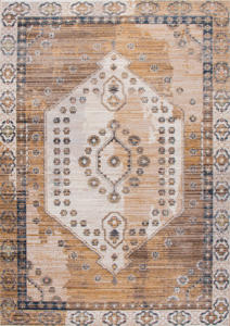 พรมลอราเวน โมเดิร์น ครอส วีฟ ทอแบบเครื่องจักร เป็นมิตรกับสิ่งแวดล้อม ขนสั้น ลายวินเทจ คอลเลคชั่นลายเรขาคณิต ผิวสัมผัสนุ่มดุจผ้าฝ้าย - Product Image 5