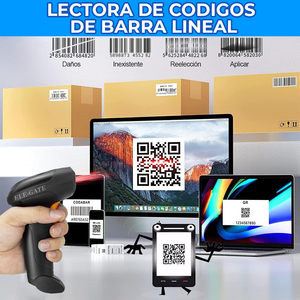 Scanner di Codici a Barre 1D Portatile con Luce LED, Cavo USB e Interfaccia TTL, Scansione 2D/1D per Carta Formato A4 - Product Image 2