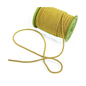 Cordon tressé en macramé argenté et doré, revêtement en zari, haute ténacité, 8 brins, tailles personnalisables pour textiles de maison, sacs, vêtements, chaussures - Product Image 6