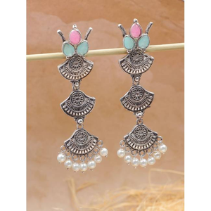 Pendientes de Moda de Tres Capas, Joyería Elegante para las Orejas - Product Image 4