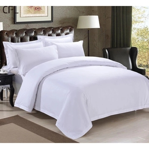 Sábanas <span class=keywords><strong>de</strong></span> Hotel, Tamaño Individual, 60% Algodón, 40% Poliéster, 200 Hilos, Sábana Plana Blanca para Ropa <span class=keywords><strong>de</strong></span> Cama <span class=keywords><strong>de</strong></span> Hotel - Product Image 2