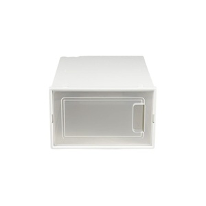 Rắn màu nhựa hộp giày Modular Stackable Hệ thống lưu trữ cho Sneakers & Khởi động miễn phí kết hợp thiết kế tủ - Product Image 5