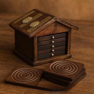 Posavasos de madera cuadrado de lujo de alta calidad a un precio razonable utilizado en la cocina de la mejor calidad - Product Image 5