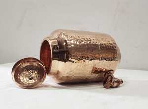 Hand Hammered Design Premium Quality Pure Copper Drinkware <b>Water</b> <b>Dispenser</b> Antique Copper <b>Water</b> Pot at Best Price - Product Image 2